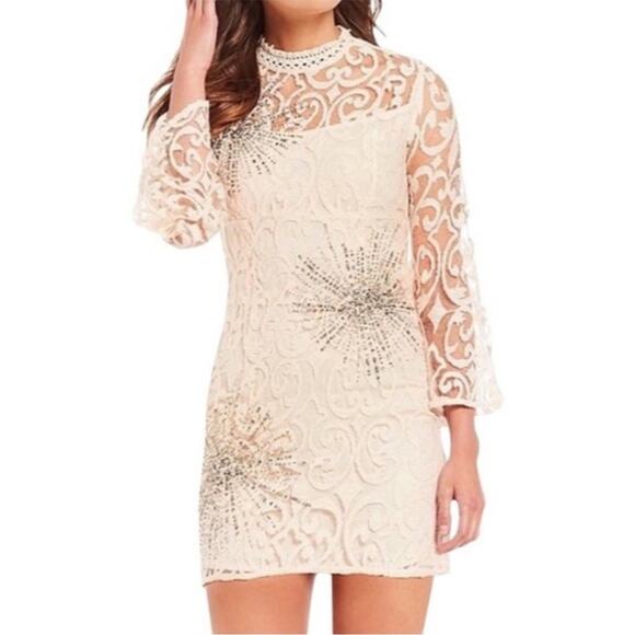 Free People North Star New Years NYE Size 2 Sequin Dress - Picture 1 of 6